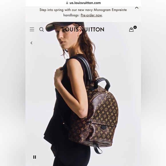 Selling an authentic Louis Vuitton Palm Spring MM Monogram backpack. - Picture 8 of 13